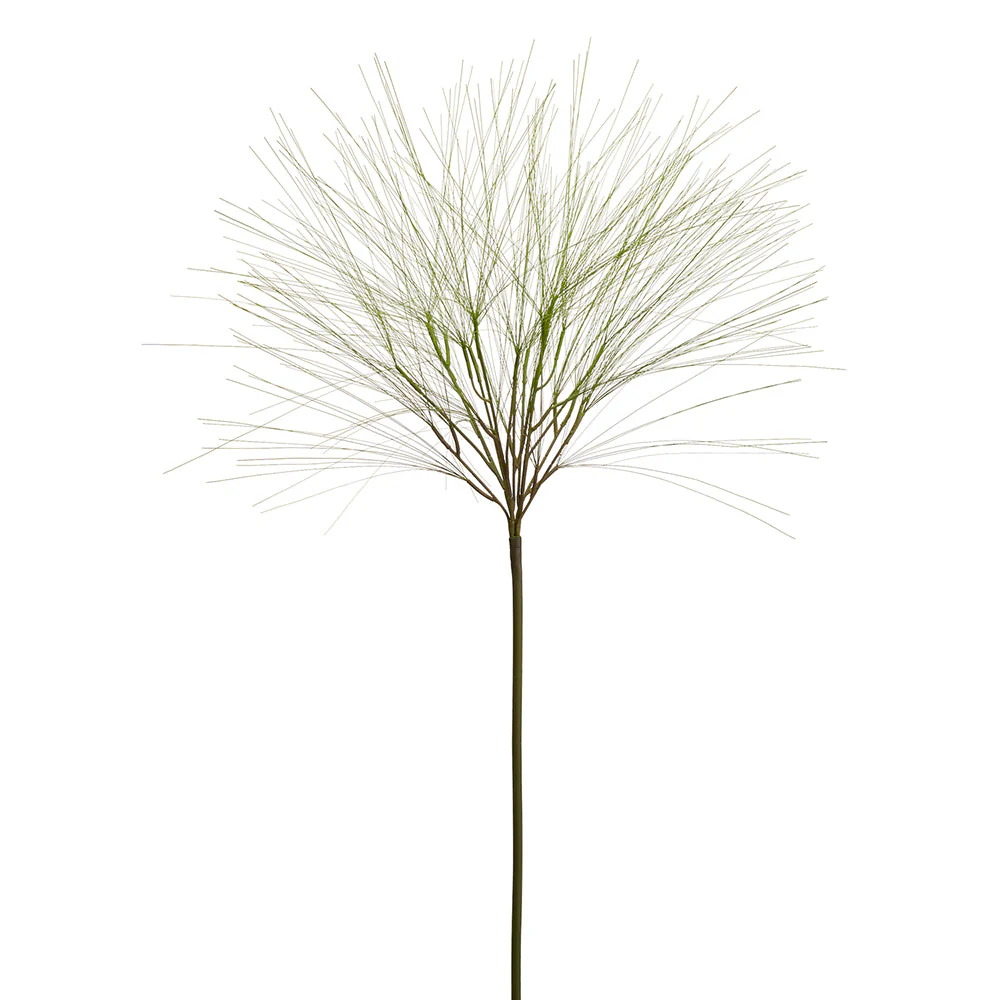 44" Artificial Grass Leaf Stem -Green (Pack of 12)