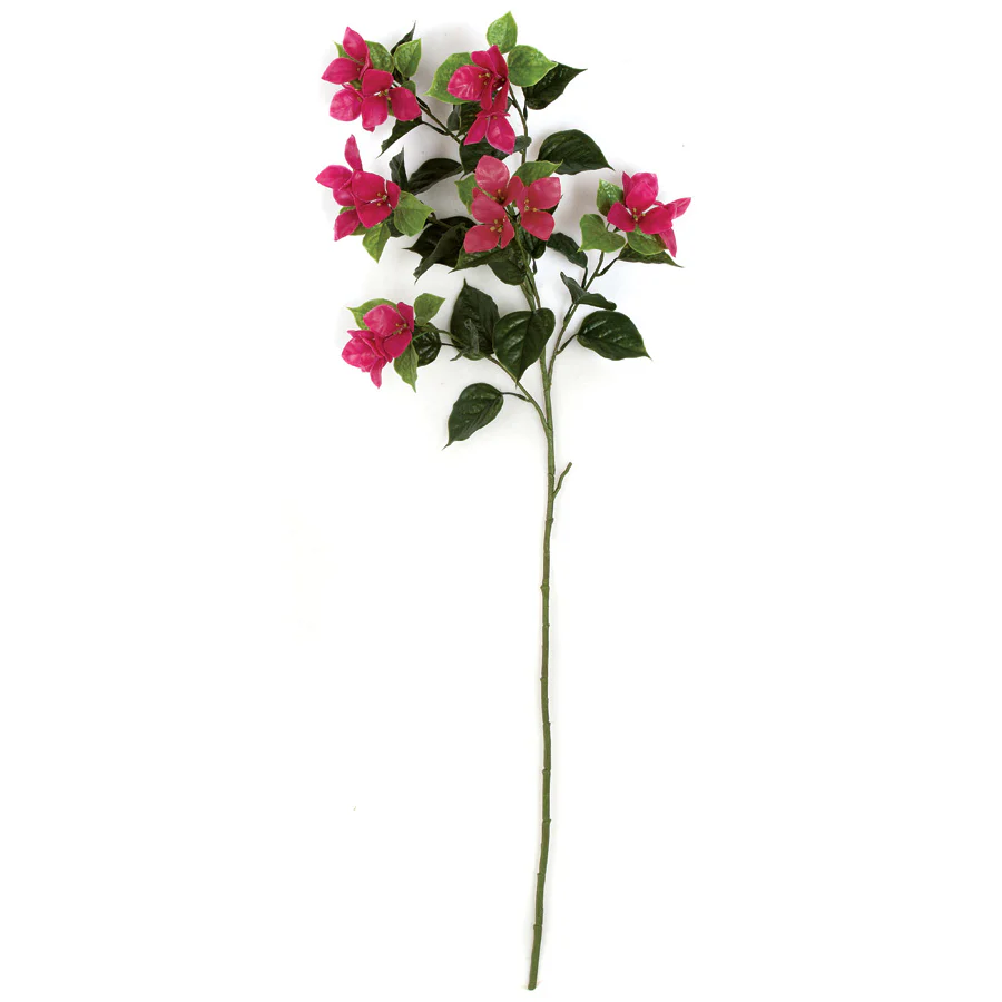 45" Outdoor UV-Proof Artificial Bougainvillea Flower Spray -Beauty (Pack of 6)
