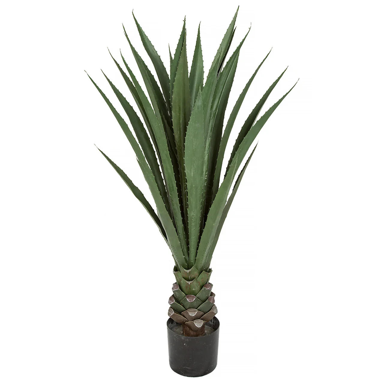 45" Outdoor UV-Resistant IFR Artificial Agave Plant w/Pot -Green