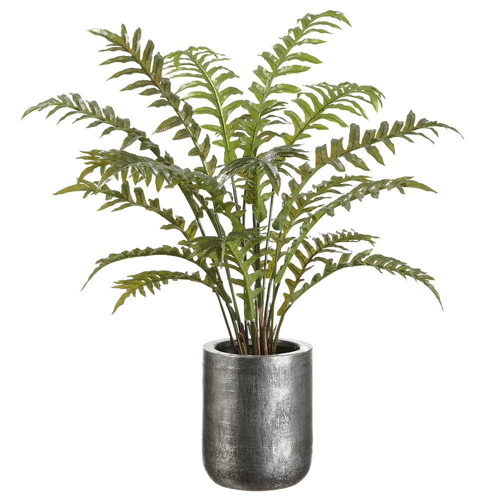 45"Hx41"W Artificial Fern Plant w/Planter -Green