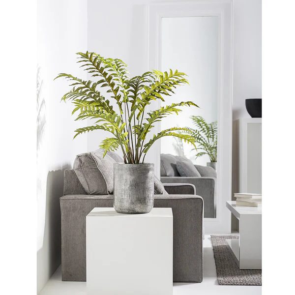45"Hx41"W Artificial Fern Plant w/Planter -Green - Image 2