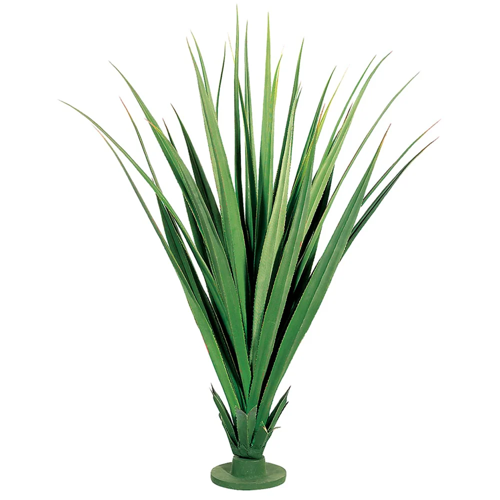 4'6" Agave Silk Plant w/Stand -2 Tone Green (Pack of 2)