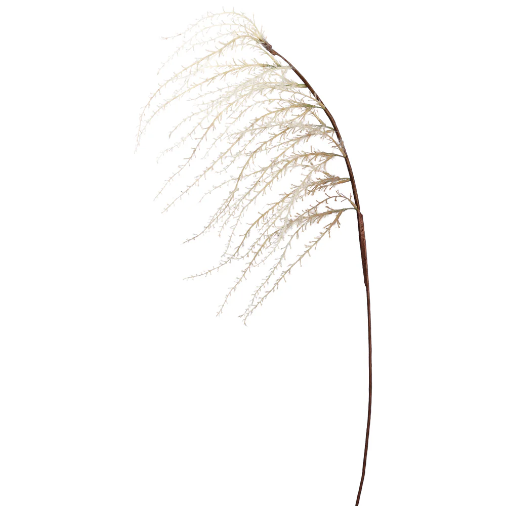 46" Artificial Trailing Pampas Grass Stem -Beige (Pack of 12)