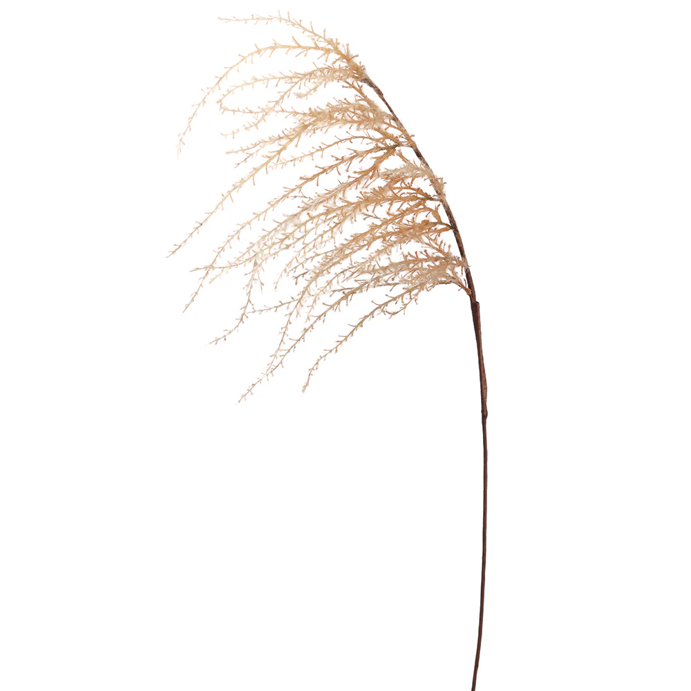 46" Artificial Trailing Pampas Grass Stem -Light Brown (Pack of 12)