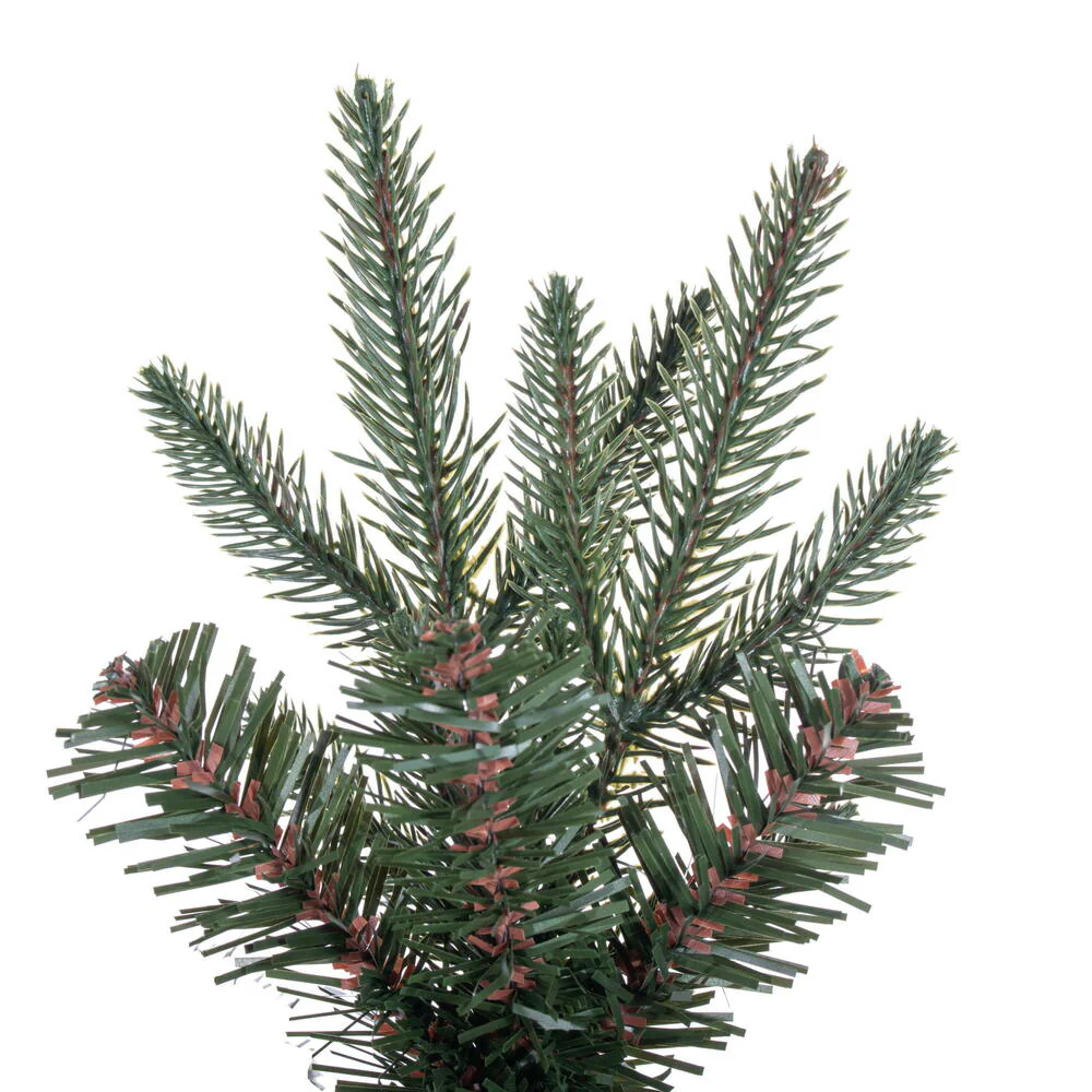 4'6"Hx23"W PE Pencil Bixley Fir Artificial Christmas Tree, Unlit -Green - Image 2