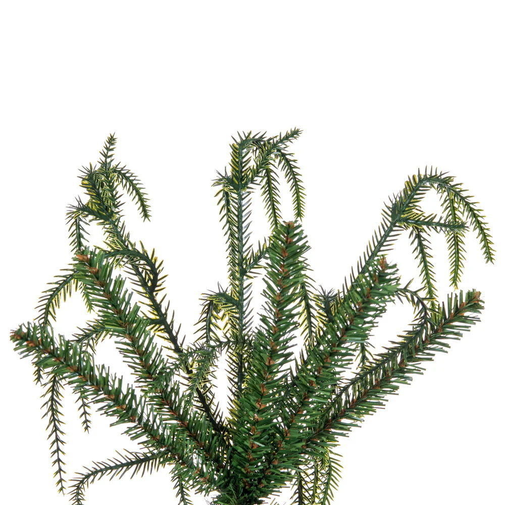 4'6"Hx26"W PE Norfolk Pine Artificial Christmas Tree, Unlit -Green - Image 2