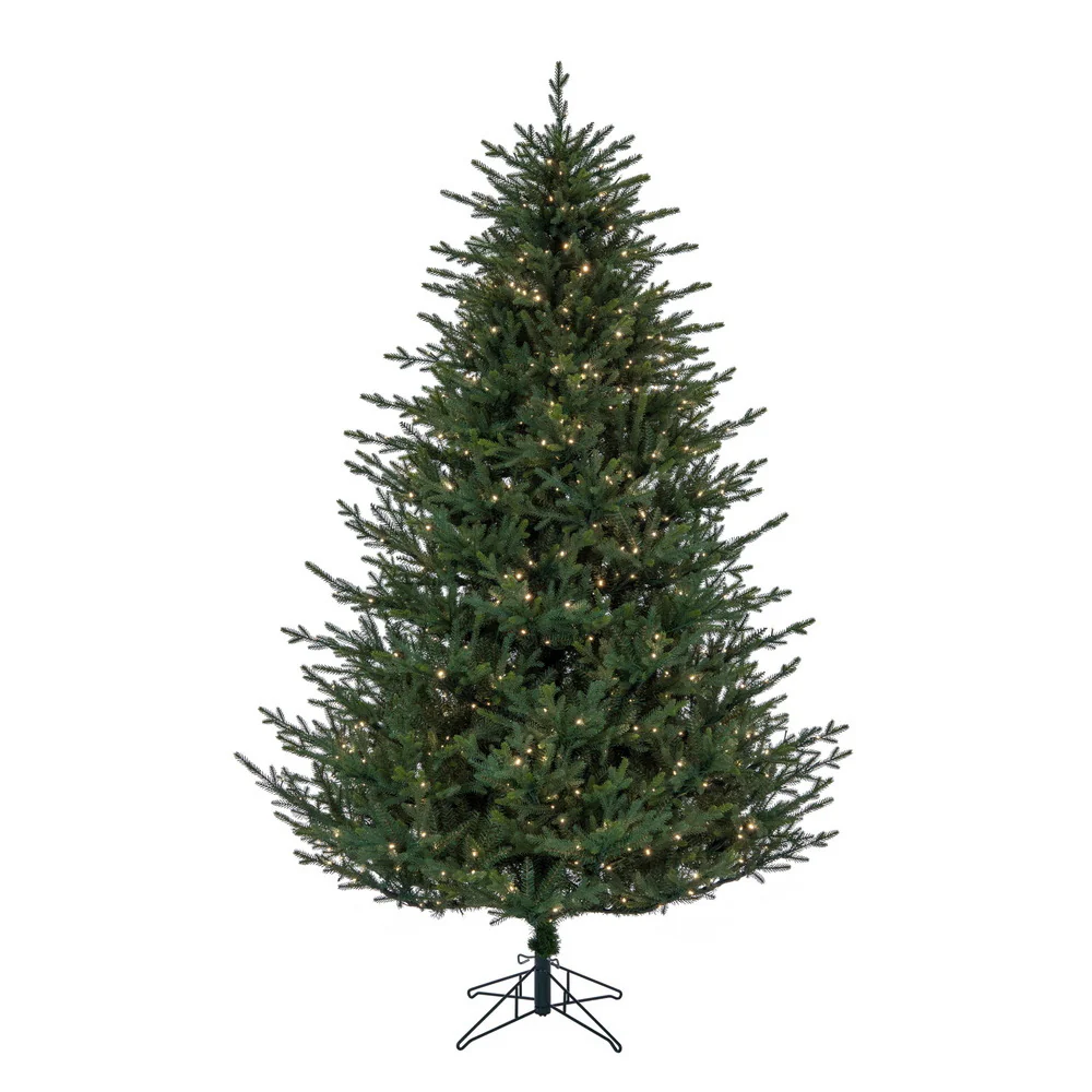 4'6"Hx41"W PE Itasca Fraser Artificial Christmas Tree, Micro LED Pre-Lit (Multi-Mode) -Green - Image 2