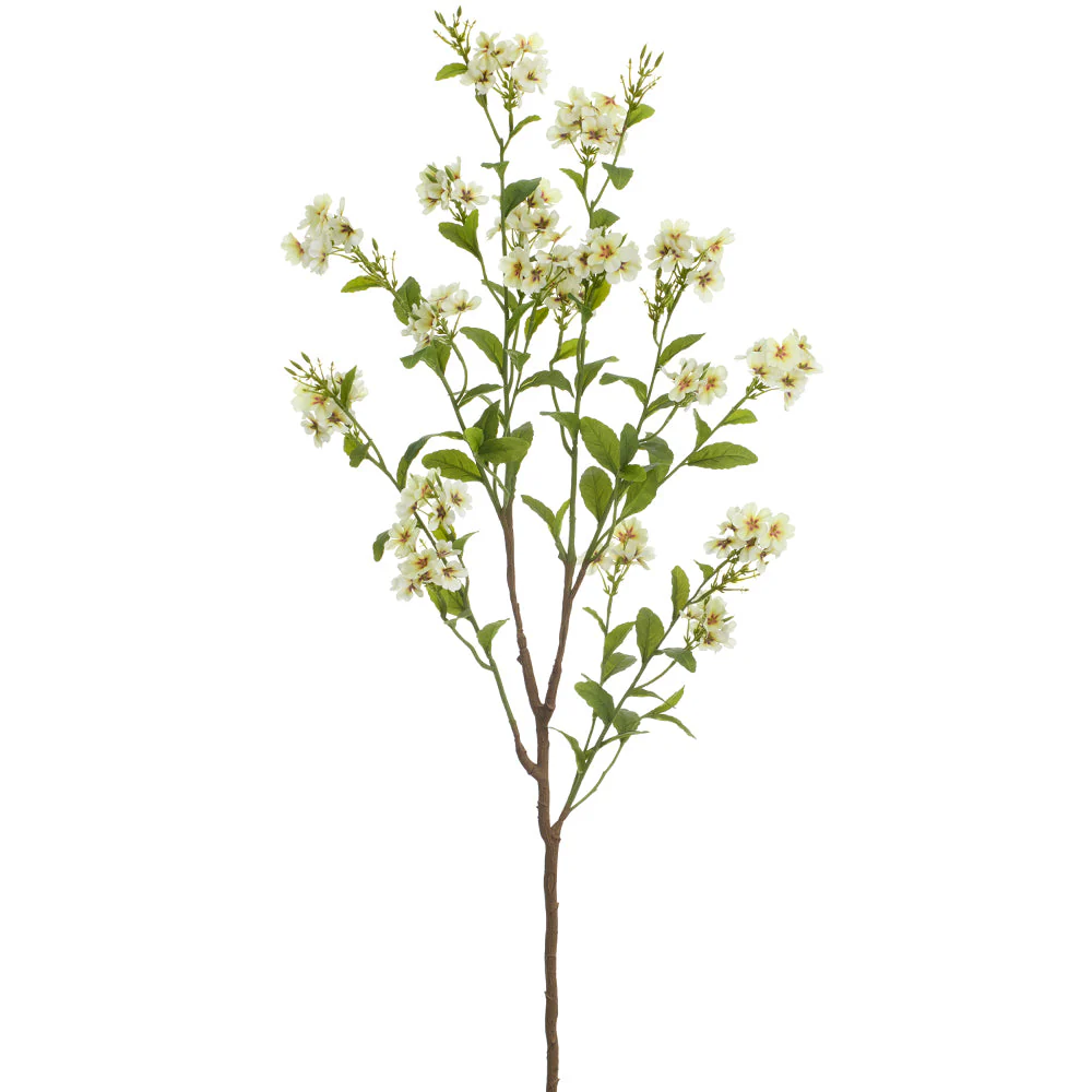 47" Primrose Silk Flower Stem -Soft Yellow (Pack of 6)