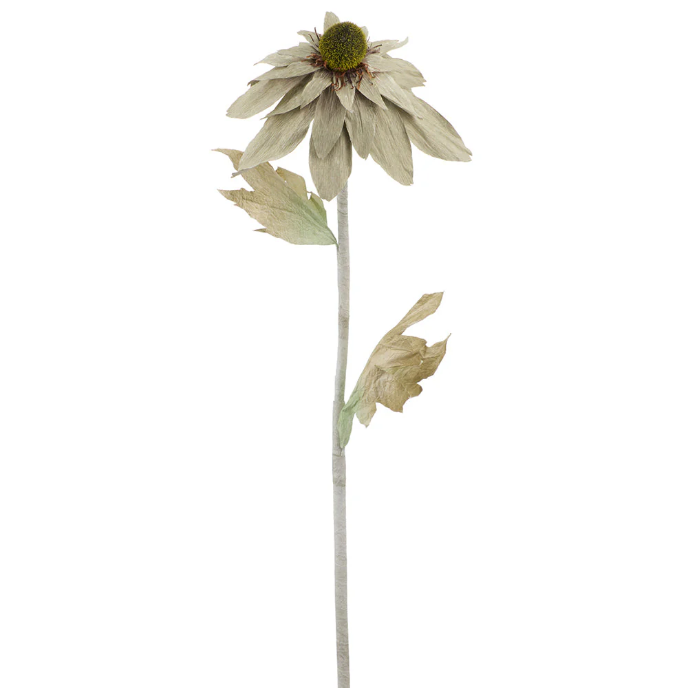 47" Rudbeckia Black-Eyed Susan Silk Flower Stem -Taupe/Beige (Pack of 2)