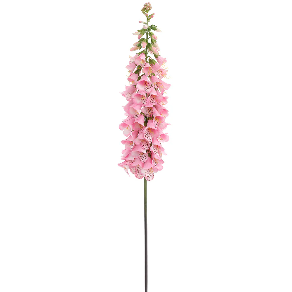 48.5" Foxglove Silk Flower Stem -Pink (Pack of 6)