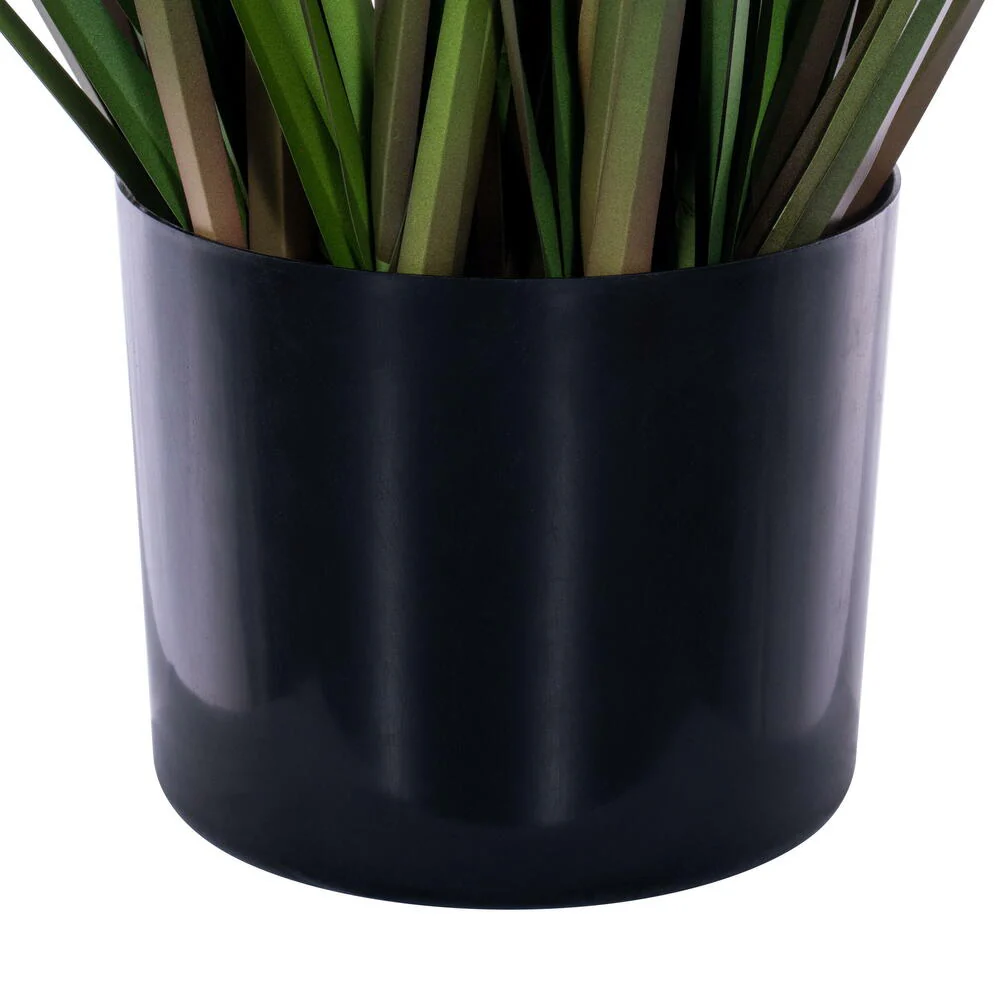 48" Flax Grass Artificial Plant w/Pot -Green/Burgundy - Image 5