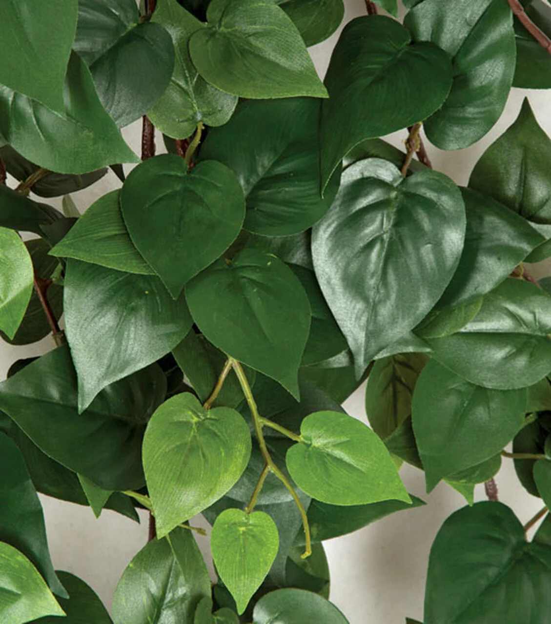 48" Hanging Mini Philodendron Silk Plant -Green (Pack of 4) - Image 2