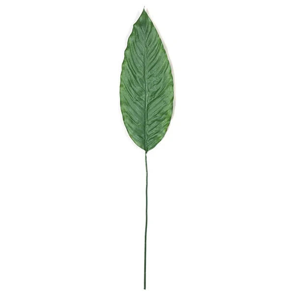 48" IFR Artificial Spathiphyllum Leaf Stem -Green (Pack of 24)