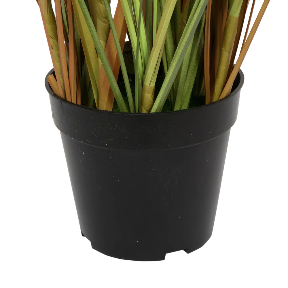 48" IFR PVC Mixed Grass Artificial Plant w/Pot -Green/Brown - Image 4