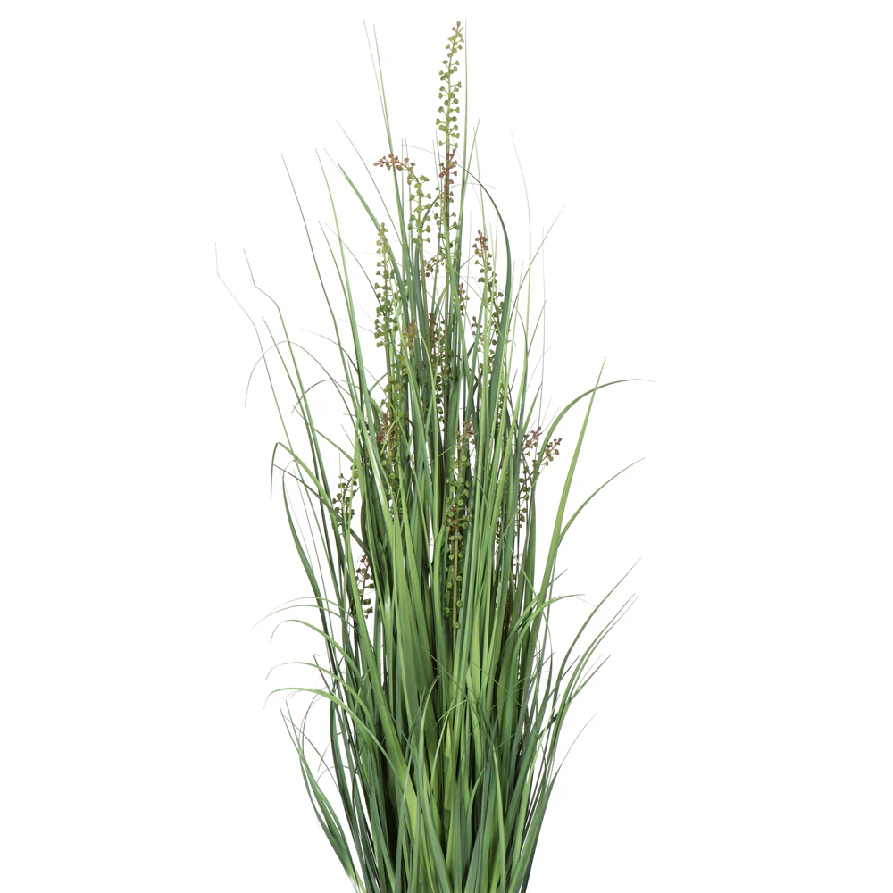 48" IFR PVC Sheep's Grass Artificial Plant w/Pot -Green - Image 2