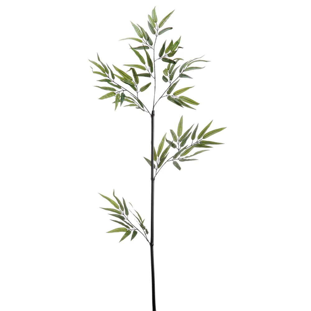 48" Silk Black Bamboo Stem -Green (Pack of 48)