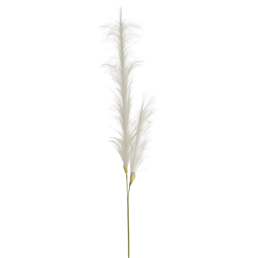 49" Artificial Pampas Grass Stem -White (Pack of 12)