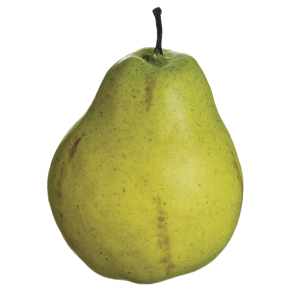 5" Artificial Weighted Natural Touch Pear -Green (Pack of 24)