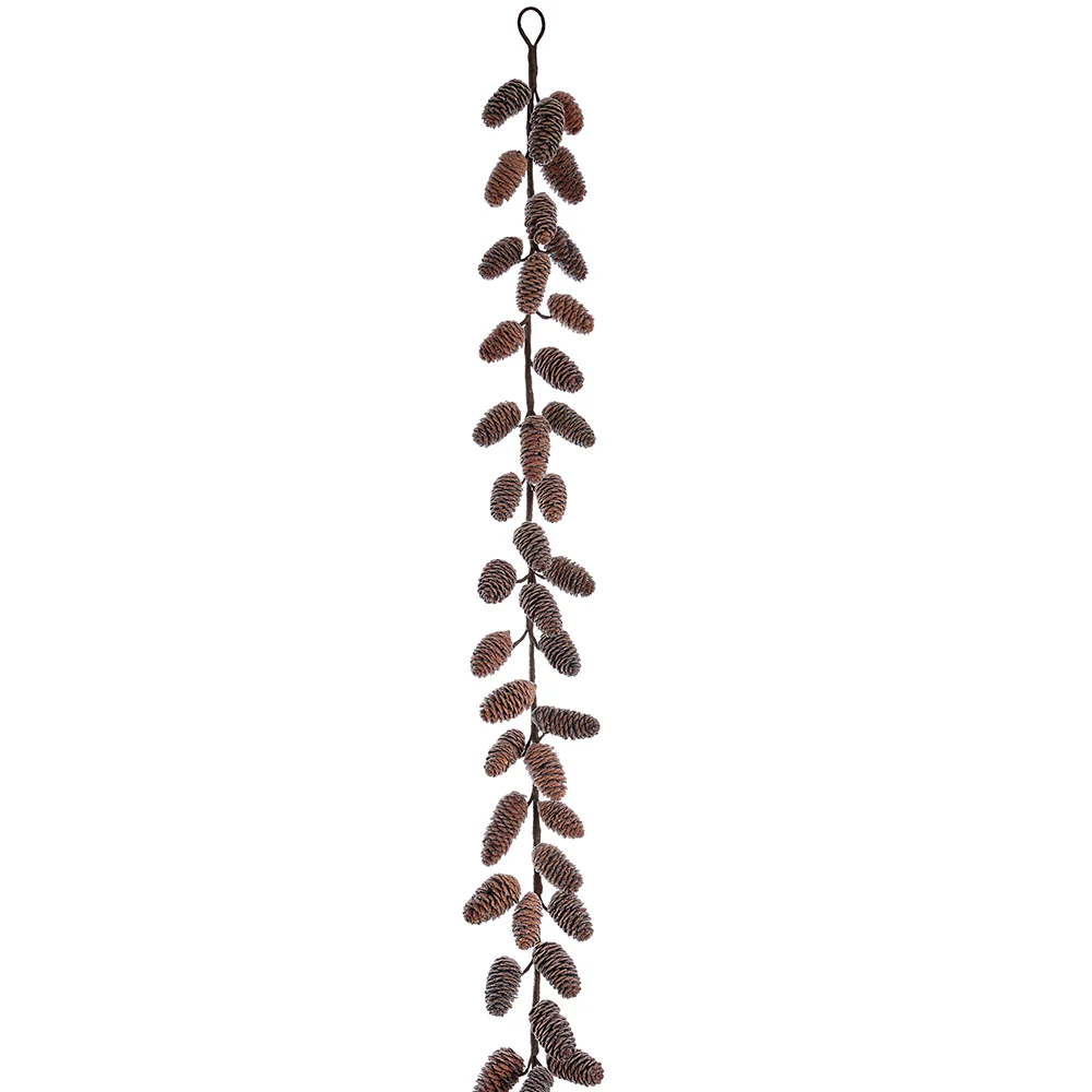 5' Pinecone Garland -Brown (Pack of 4)