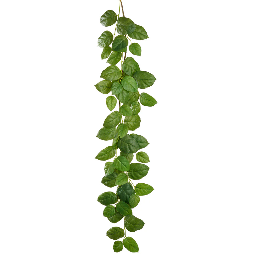 5'1" Salal Leaf Silk Garland -Green (Pack of 12)