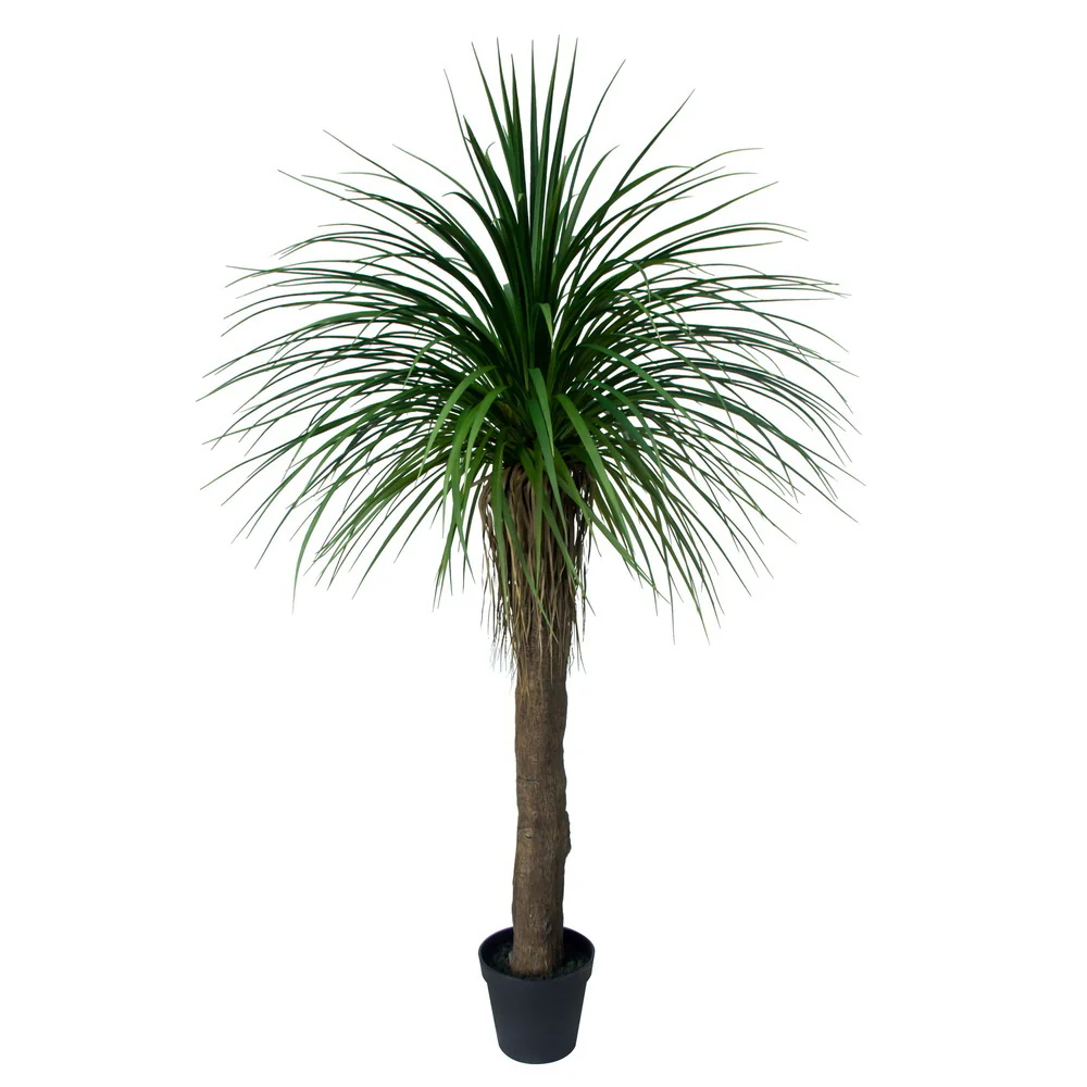 5'2" Outdoor UV-Resistant Artificial Yucca Tree w/Pot -Green