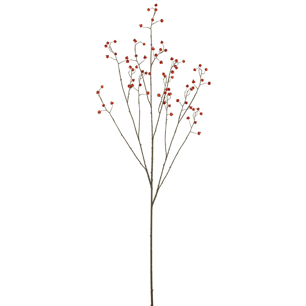 53" Artificial Berry Stem -Red (Pack of 6)