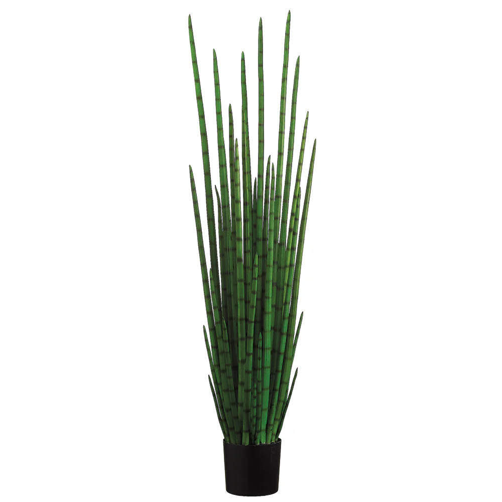 5'3" Sansevieria Snake Grass Artificial Plant w/Pot -Green