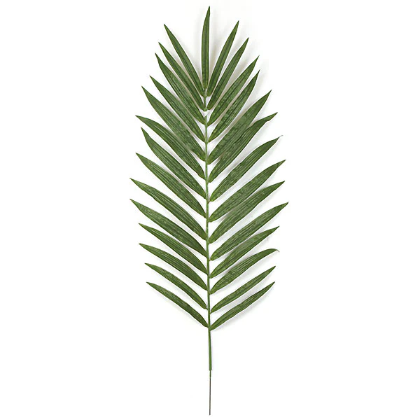56" IFR Silk Kentia Palm Branch Stem -Green (Pack of 6)