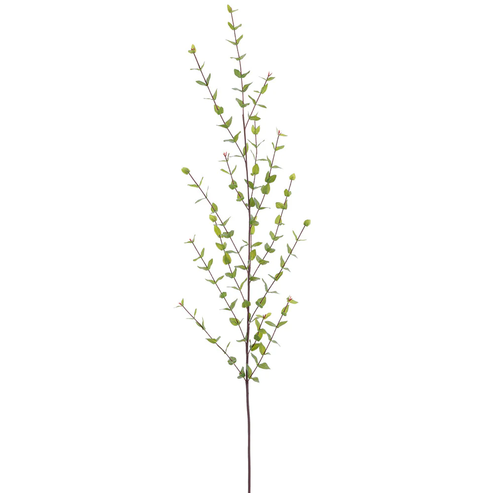 56" Myrtle Leaf Artificial Stem -Green (Pack of 12)