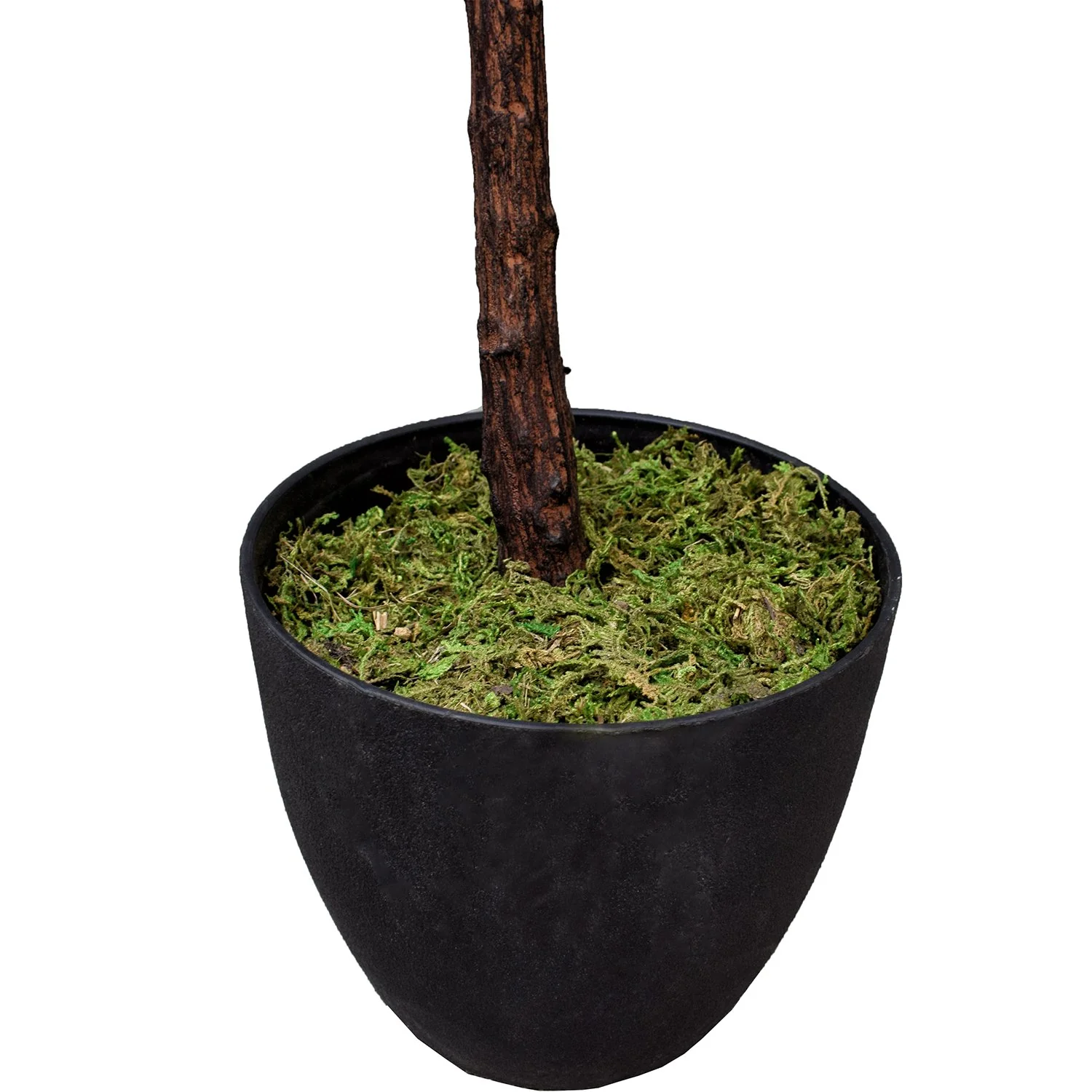 5'6" Real Touch Fiddle Leaf Fig Silk Tree w/Pot -34 Leaves -Green - Image 5