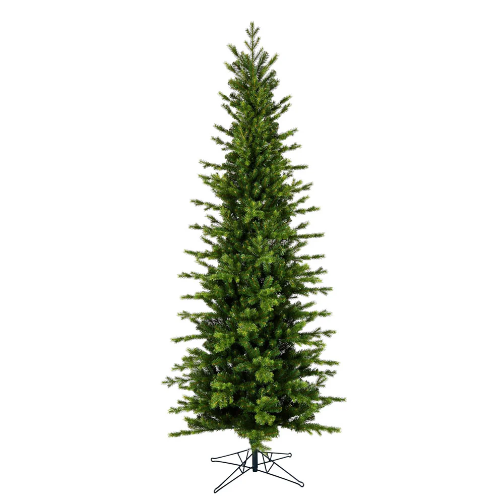 5'6"Hx32"W PE Pencil Moutauk Pine Artificial Christmas Tree, Unlit -Green