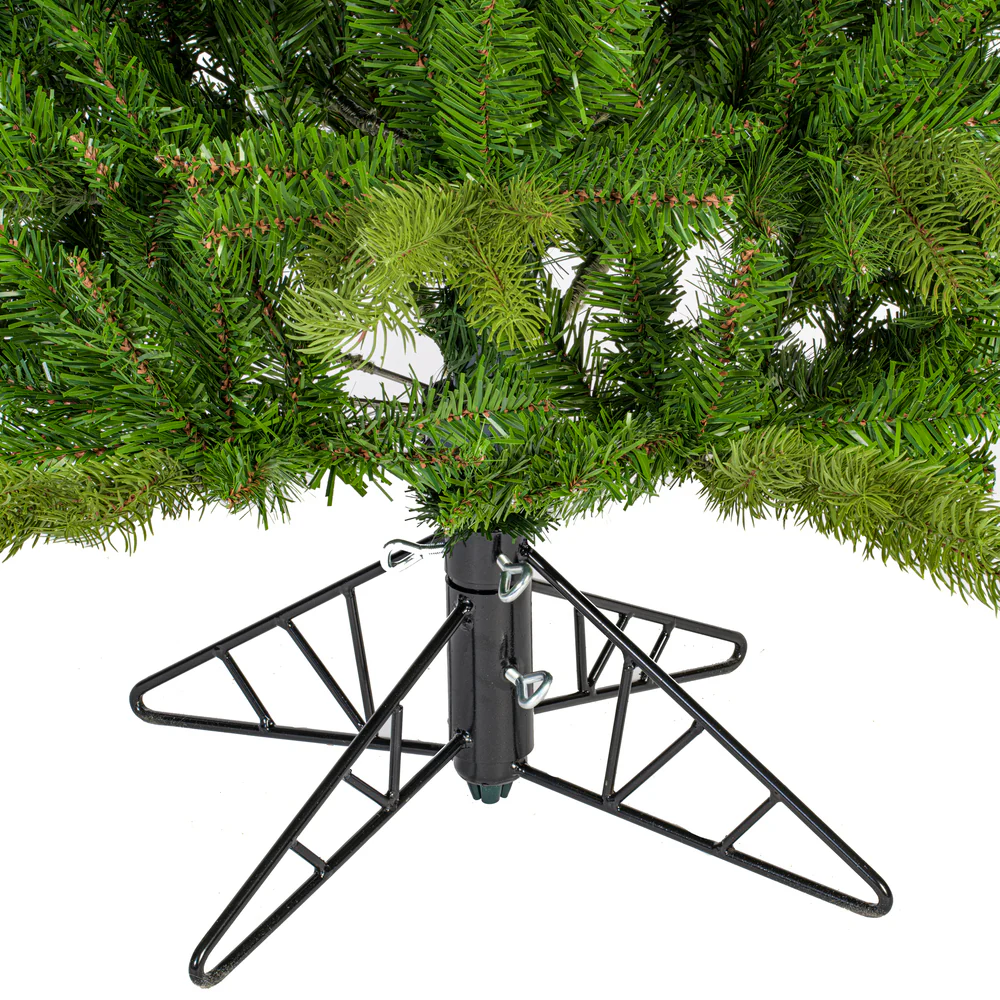 5'6"Hx36"W PE Slim Balsam Spruce Artificial Christmas Tree, Unlit -Green - Image 3