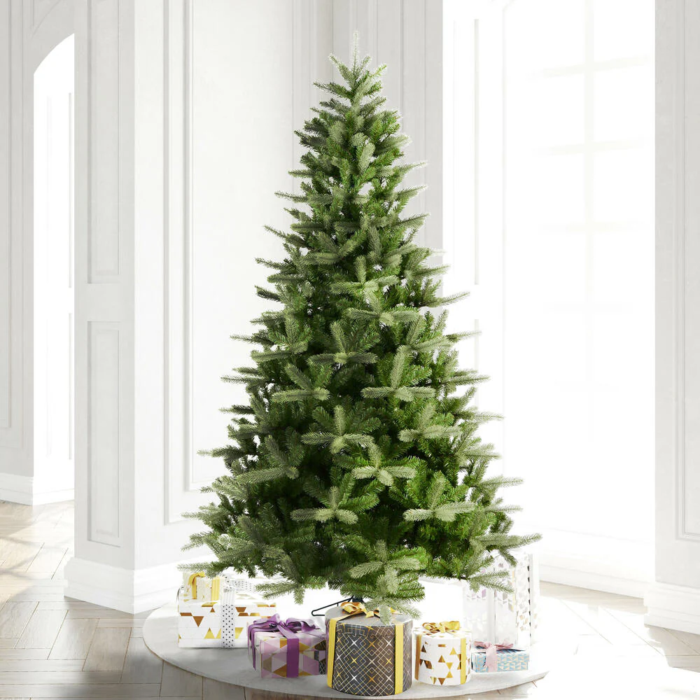 5'6"Hx41"W PE King Spruce Artificial Christmas Tree, Unlit -Green - Image 5