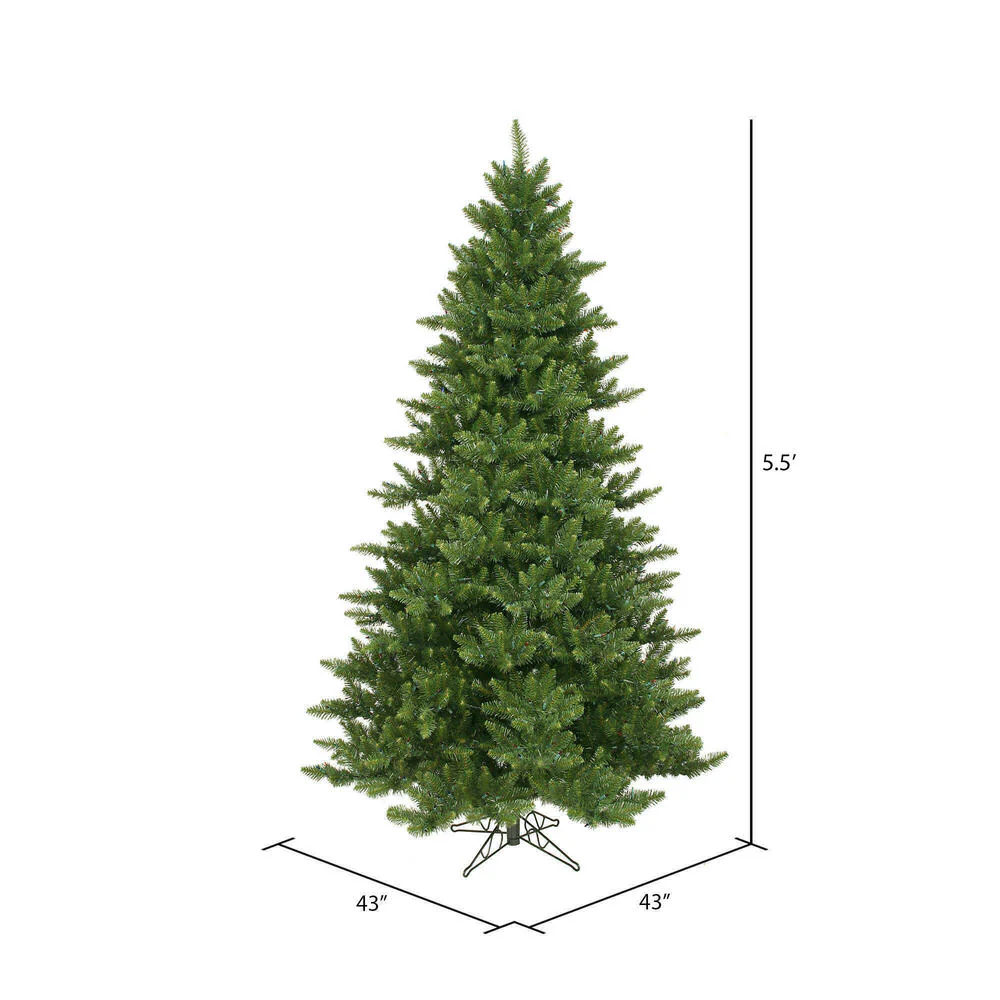 5'6"Hx43"W Camdon Fir Artificial Christmas Tree, Unlit -Green - Image 3