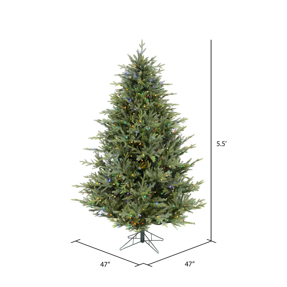 5'6"Hx47"W PE Itasca Fraser Artificial Christmas Tree, Unlit -Green - Image 3