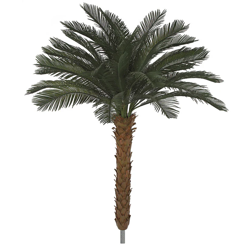 5'6"Hx48"W Outdoor UV-Proof Artificial Sago Cycas Palm Tree -36 Fronds -Green