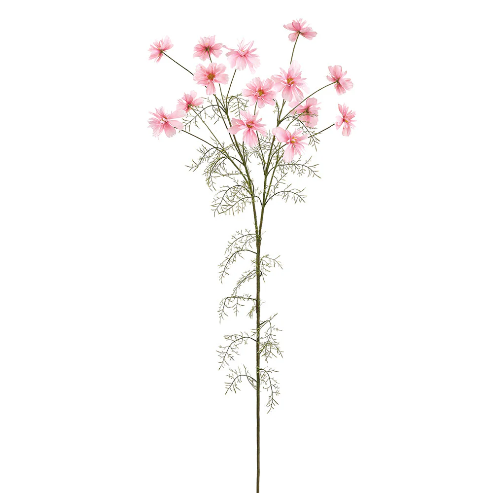 57" Cosmos Silk Flower Stem -Pink (Pack of 6)