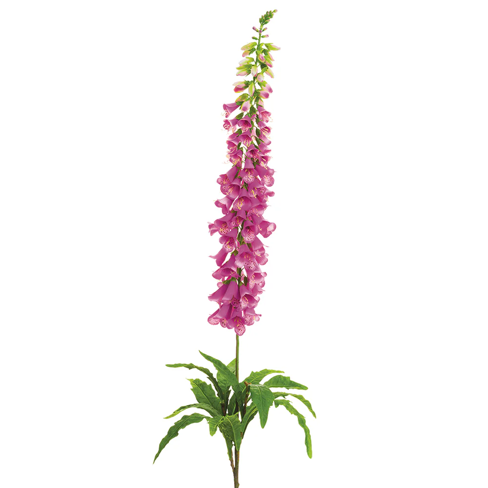 59" Foxglove Silk Flower Stem -Lavender (Pack of 4)