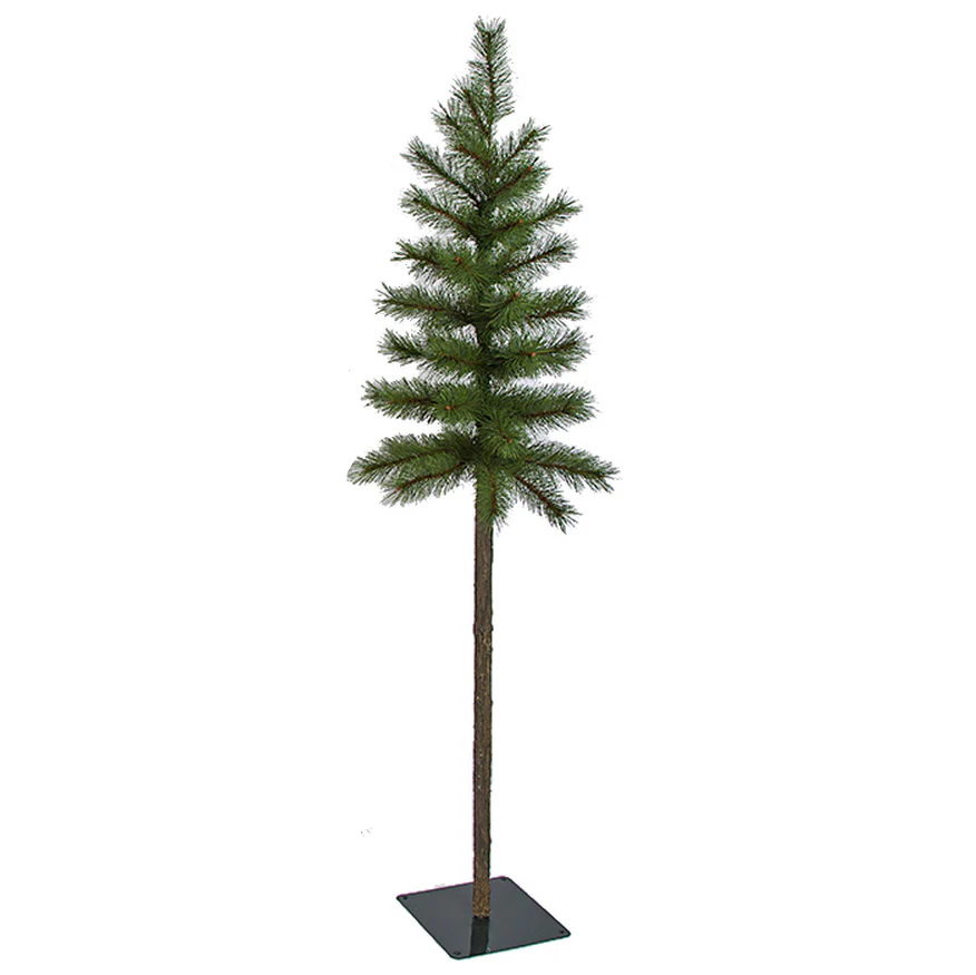 5'Hx20"W Pine Artificial Tree, Unlit -Green