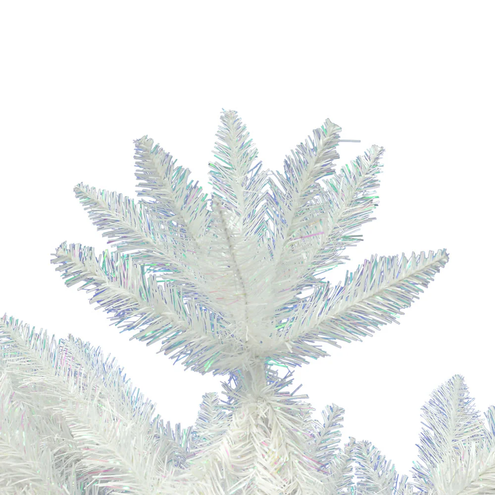 5'Hx25"W Pencil Sparkle White Spruce Artificial Christmas Tree, Unlit -White - Image 2