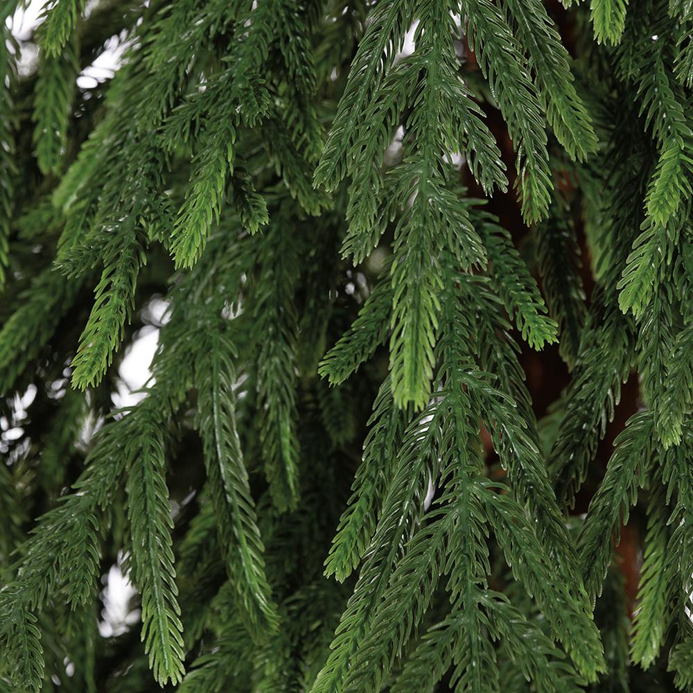 5'Hx32"W Artificial Willow Pine Tree, Unlit -Green - Image 2