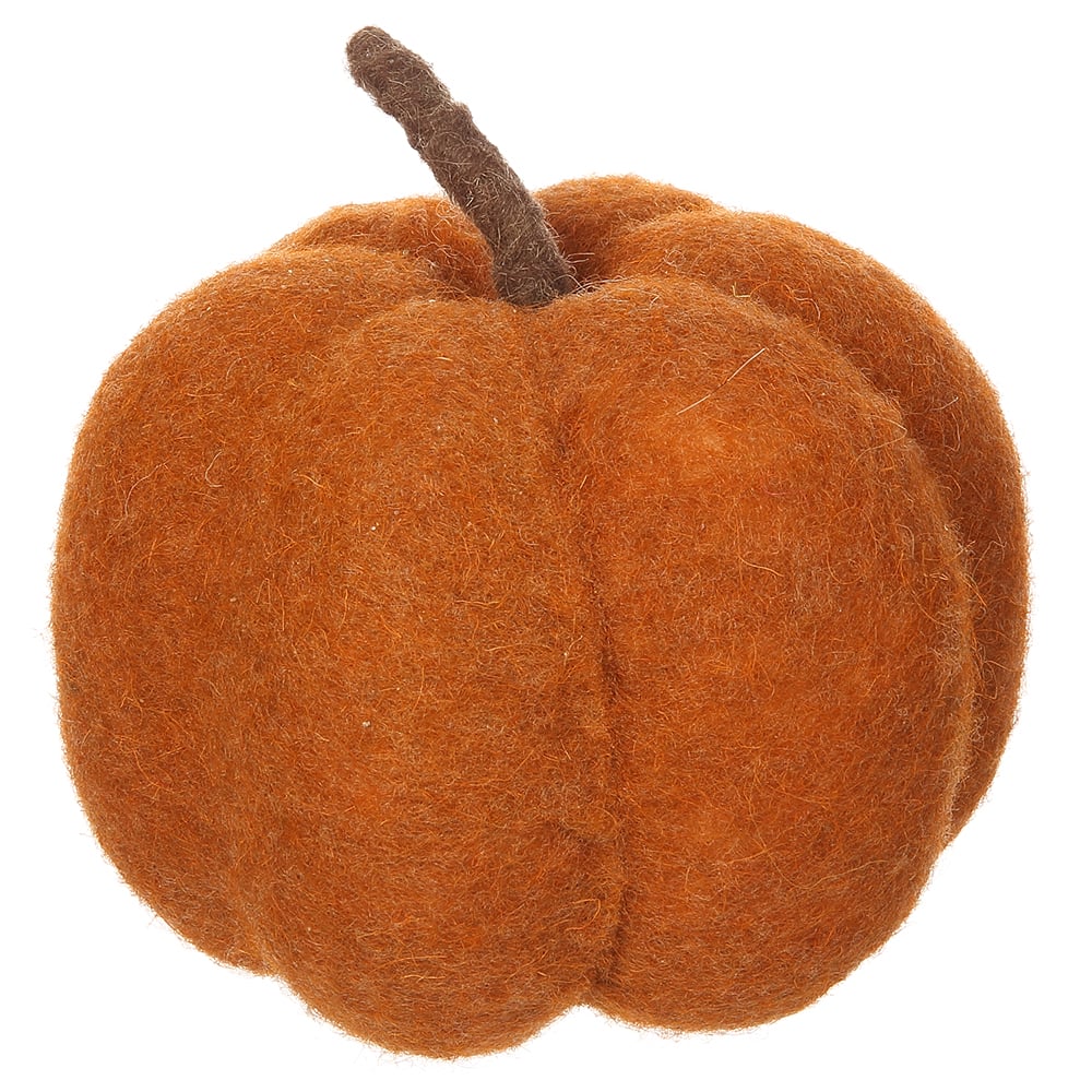 6.2"Hx6.1"W Artificial Pumpkin -Orange (Pack of 4)