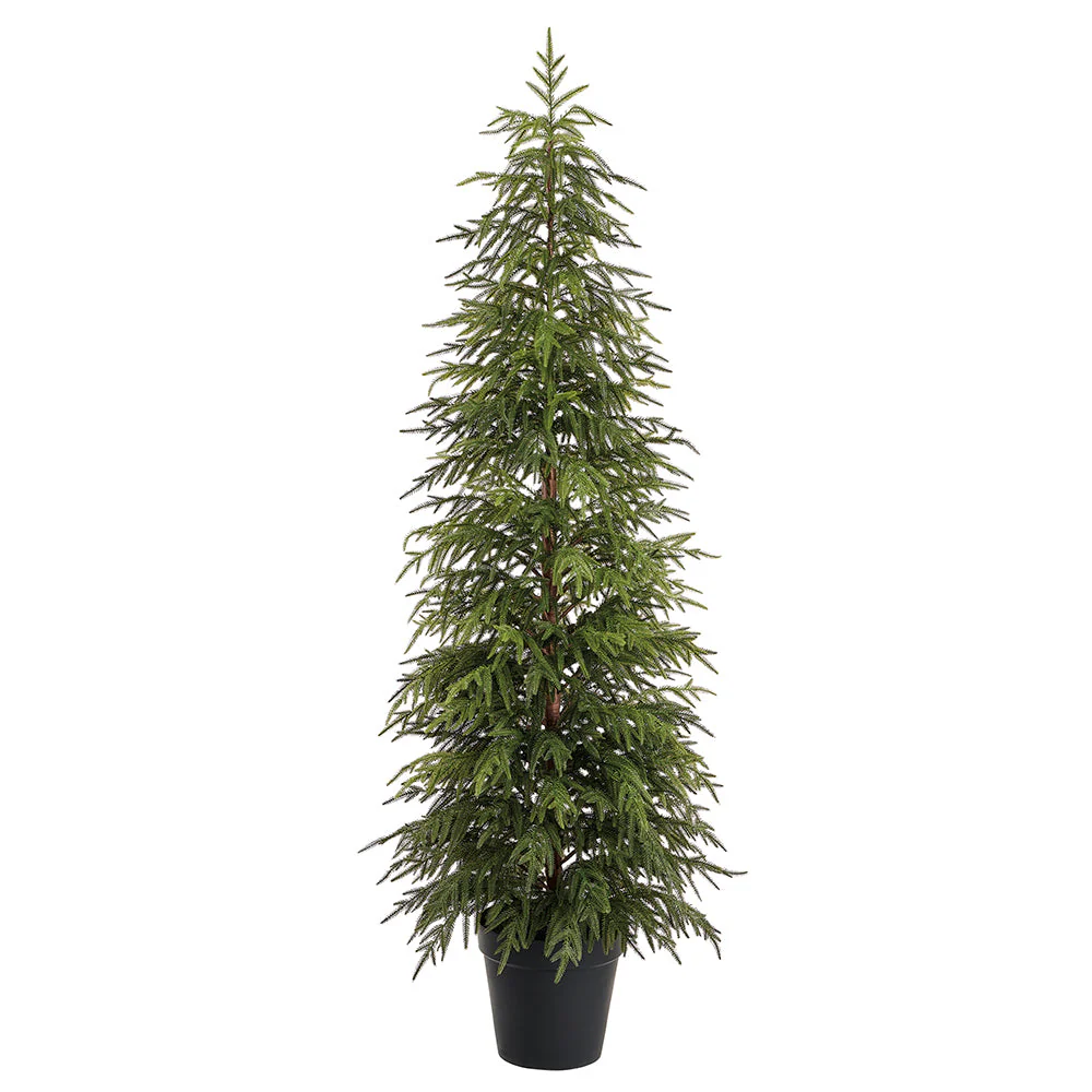 6' Artificial Juniper Pine Tree w/Pot -Green
