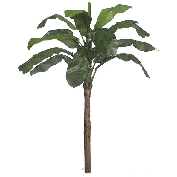 6' Banana Silk Palm Tree -Green (Pack of 2)