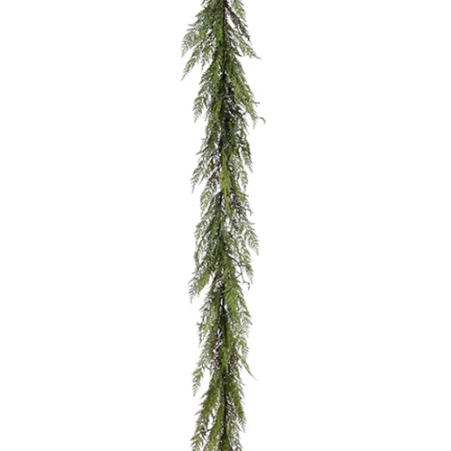 6' Cedar & Twig Artificial Garland -Green (Pack of 6)
