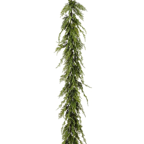 6' Cypress Artificial Garland -Green (Pack of 4)