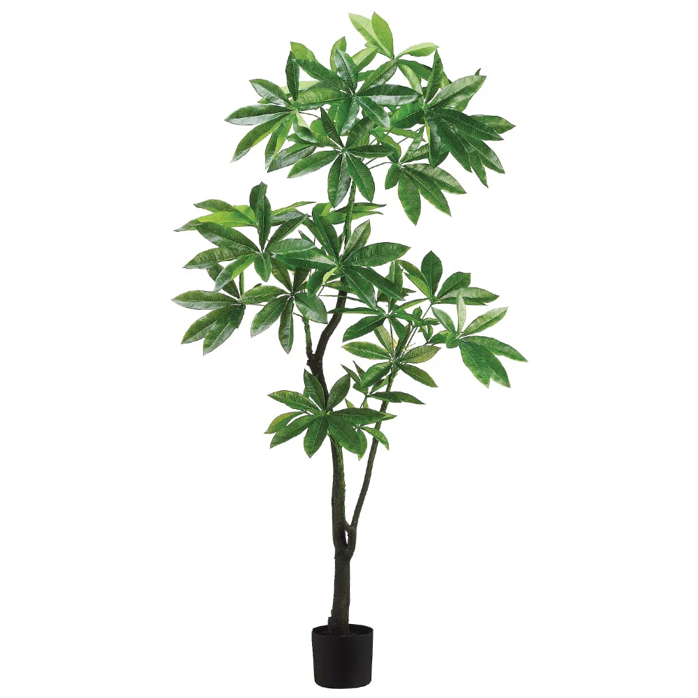 6' EVA Money Artificial Tree w/Pot -Green