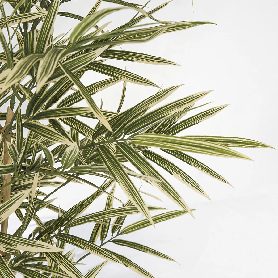 6' IFR Royal Bamboo Artificial Palm Tree w/Pot -Green/White - Image 2