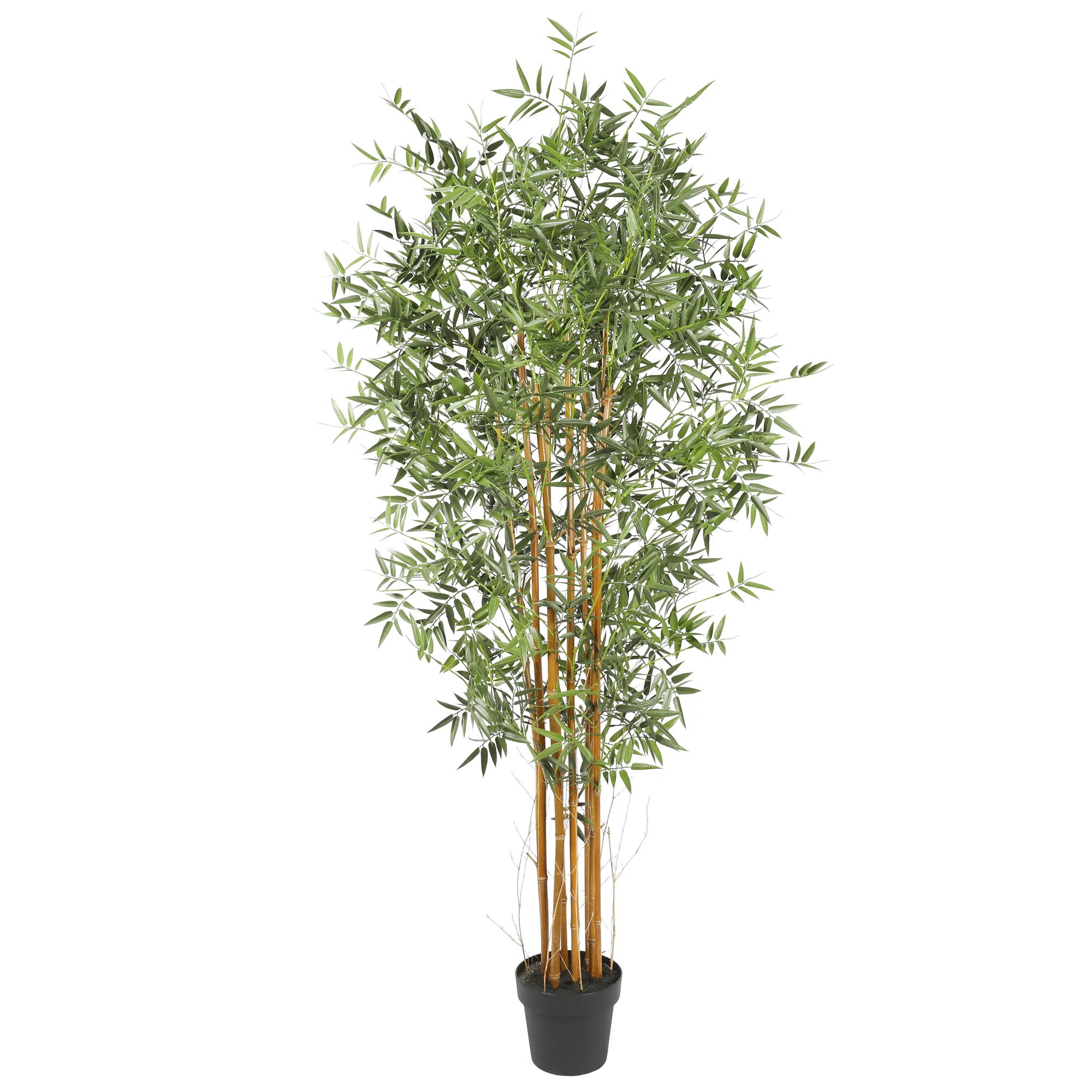6' Outdoor UV-Proof Artificial Bamboo Tree w/Pot -Green