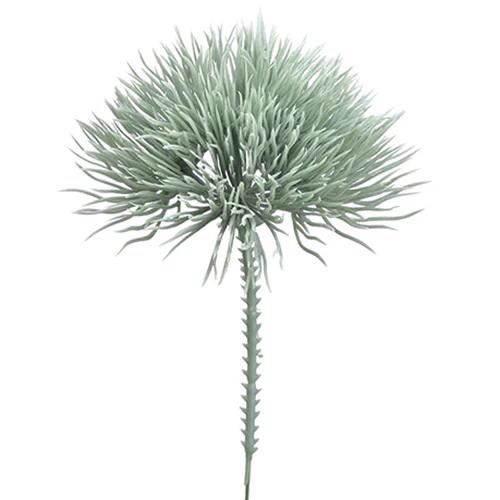 6" Real Touch Moss Grass Artificial Stem Pick -Frosted Green (Pack of 36)